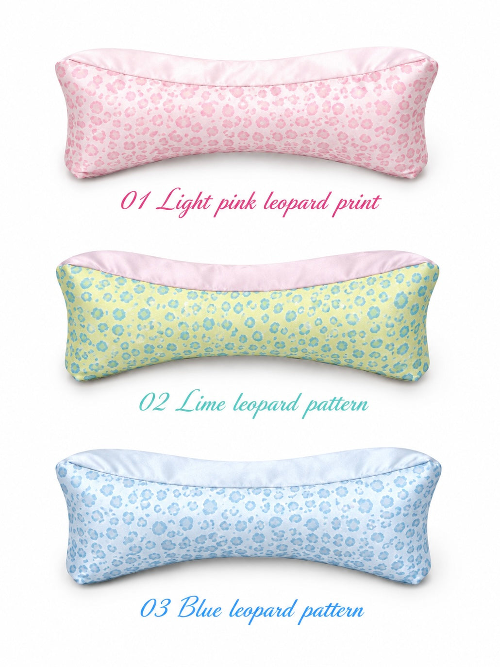 22 Momme Silk Buckwheat Neck Support Pillow—Leopard Collection